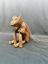 Load image into Gallery viewer, Folk Art Cat Puppet
