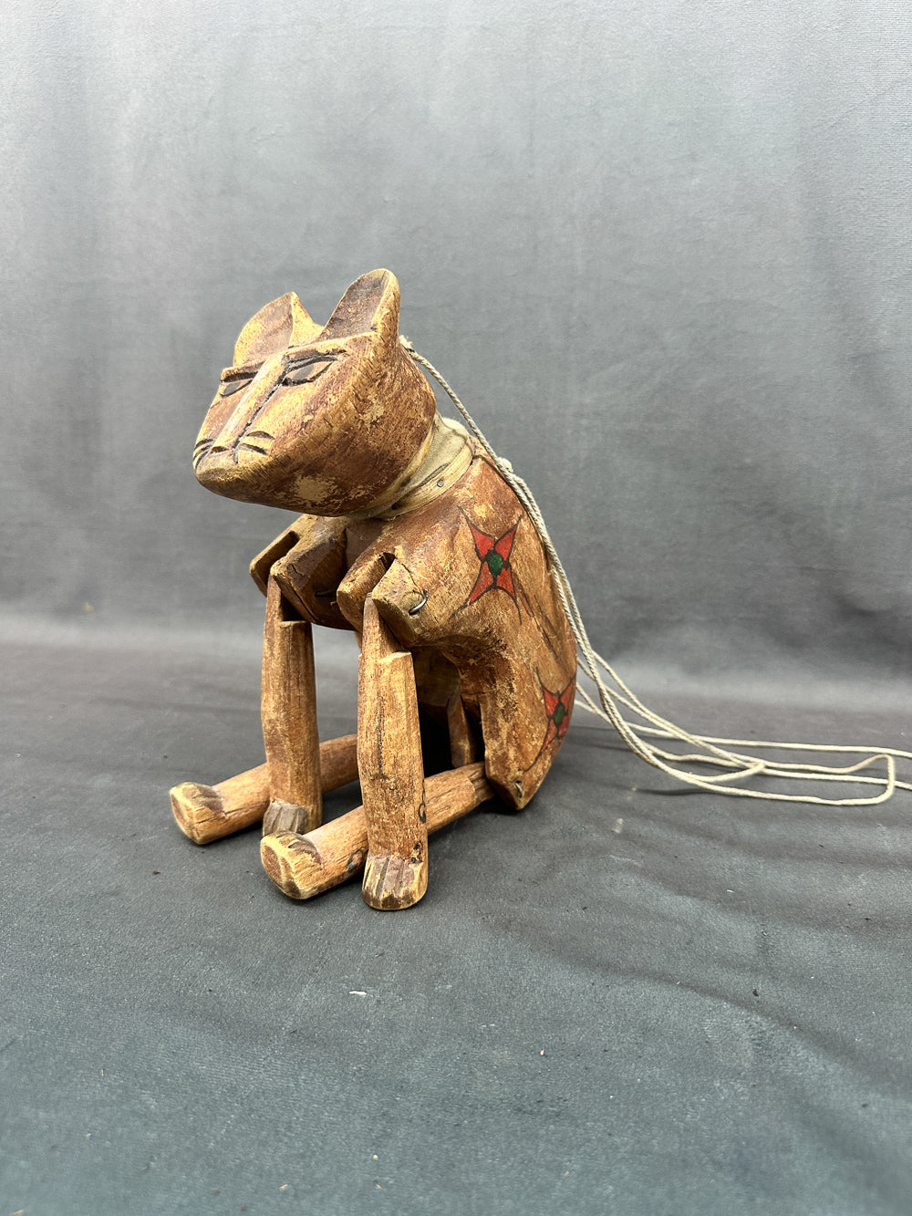 Folk Art Cat Puppet