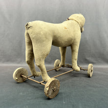 Load image into Gallery viewer, Well Loved Toy Dog On Wheels
