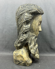 Load image into Gallery viewer, Carved Wood Santos, Jesus Bust
