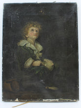 Load image into Gallery viewer, Bubbles, Antique Oil Painting
