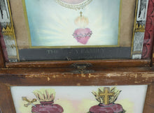 Load image into Gallery viewer, Reversed Painted Glass Jesus with Alter
