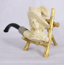 Load image into Gallery viewer, Meerschaum Pipe with Ladies Bust
