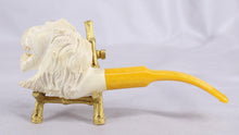 Load image into Gallery viewer, Meerschaum Pipe In Case With Lion Head
