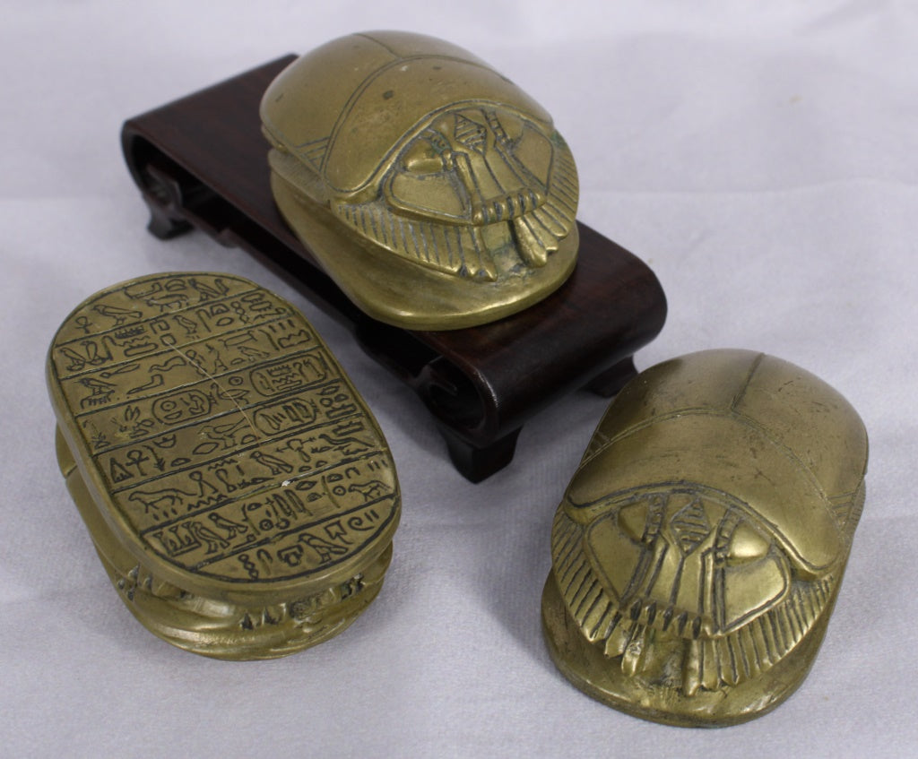 Brass Egyptian Revival Scarab