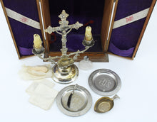 Load image into Gallery viewer, Antique Last Rights Kit, Catholic Call Box
