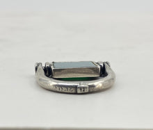 Load image into Gallery viewer, SterlingSilver and Chrysoprase Flip Ring
