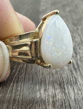 Load image into Gallery viewer, 10K Gold &amp; Pear Shaped Opal Ring
