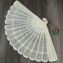 Load image into Gallery viewer, Victorian Era Carved Bone Fan
