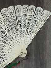 Load image into Gallery viewer, Victorian Era Carved Bone Fan
