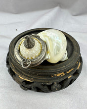 Load image into Gallery viewer, Mounted Shell Pill Box, Snuff Box
