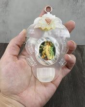 Load image into Gallery viewer, Carved Quartz Holy Water Font
