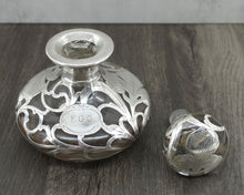 Load image into Gallery viewer, Sterling Silver and Glass Decanter by Alvin
