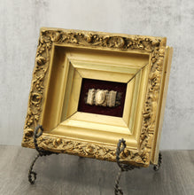 Load image into Gallery viewer, Gilt Frame with Hair Work Locket

