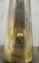 Load image into Gallery viewer, Egyptian Revival Brass Vase, Stamped
