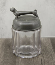 Load image into Gallery viewer, Glass Vanity Jar with Dog
