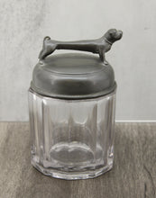 Load image into Gallery viewer, Glass Vanity Jar with Dog
