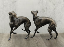 Load image into Gallery viewer, Bronze Greyhound Pair
