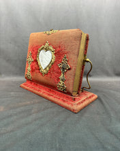 Load image into Gallery viewer, Victorian Album With Heart Mirror, Standing Album
