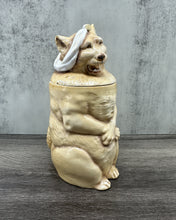 Load image into Gallery viewer, Musterschutz Cat With Hangover Tobacco Jar
