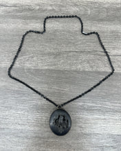 Load image into Gallery viewer, Gutta Percha Locket With Bird on Chain
