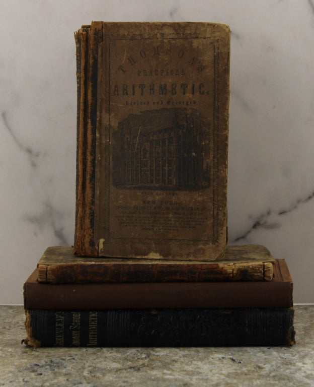 Antique Arithmetic Book Set