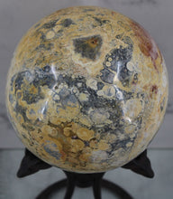 Load image into Gallery viewer, Large Jasper Sphere on Stand
