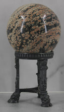Load image into Gallery viewer, Pink Jasper Sphere on Footed Stand
