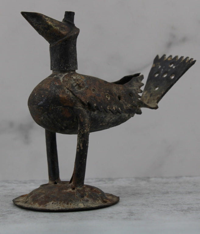 Antique Bronze Nepalese Oil Lamp