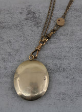 Load image into Gallery viewer, Pocket Watch Chain with Black Glass Fob
