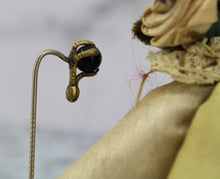 Load image into Gallery viewer, Victorian Claw with Onyx Hat Pin
