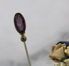 Load image into Gallery viewer, Amethyst Intaglio Hat Pin
