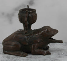Load image into Gallery viewer, Antique Bronze Indian Candle holder
