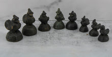 Load image into Gallery viewer, 8 Antique Bronze Burmese Market Weights
