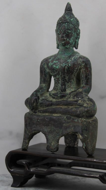 Verdigris Bronze Buddha