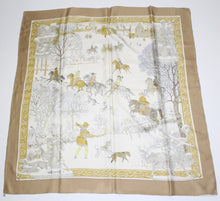 Load image into Gallery viewer, Hermes Paris L&#39;hiver Silk Scarf
