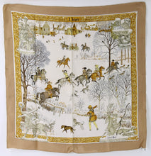 Load image into Gallery viewer, Hermes Paris L&#39;hiver Silk Scarf
