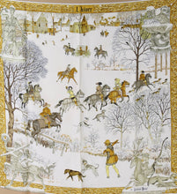 Load image into Gallery viewer, Hermes Paris L&#39;hiver Silk Scarf
