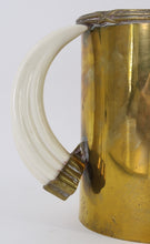 Load image into Gallery viewer, Brass Ice Bucket with Tusk Handles

