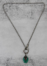 Load image into Gallery viewer, Sterling Watch Chain with Adventurine
