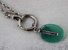 Load image into Gallery viewer, Sterling Watch Chain with Adventurine
