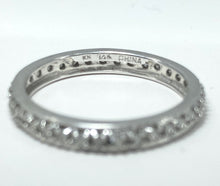 Load image into Gallery viewer, White Gold Eternity Band
