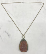 Load image into Gallery viewer, Carved Agate Buddha Necklace
