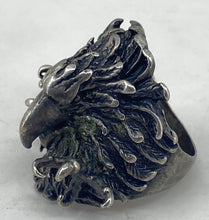 Load image into Gallery viewer, Eagle Head Biker Ring
