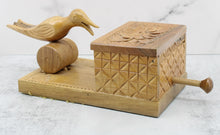 Load image into Gallery viewer, Carved Cigarette Box with Bird
