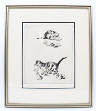 Load image into Gallery viewer, Signed Cat Etching
