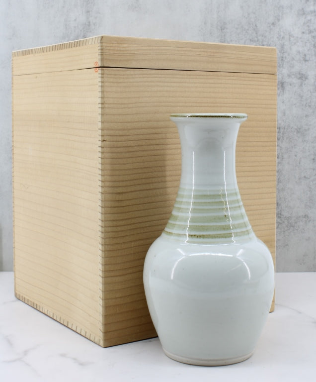 Studio Pottery Celadon Vase