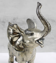 Load image into Gallery viewer, Silver Elephant Figure
