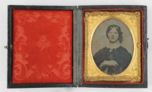 Load image into Gallery viewer, Daguerreotype of Woman with Curls
