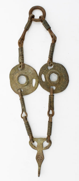 Niger, Taureg Iron and Brass Horse Trapping